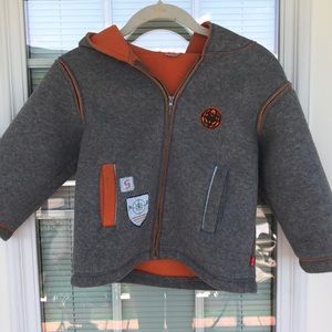 💛 Shilav Boys 4T Gray Detailed Hoodie